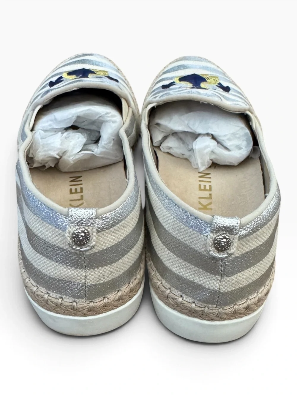 Anne Klein Zarenna Striped Slip-On espadrilles